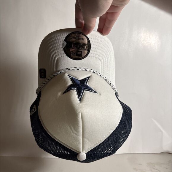 New Era 9Forty Dallas Cowboys NFL Adjustable A-Frame Snapback Rope Hat - Picture 5 of 7
